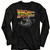 Image for Back to the Future Long Sleeve T Shirt - Car Time Machine