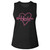 Image for Hole Pink Heart and Arrow Ladies Slub Sleeveless Crew Neck Tee