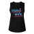 John Wick Neon Chrome Logo Ladies Muscle Tank Top
