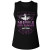 Bela Lugosi Bat Eyes Ladies Muscle Tank Top