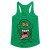 The Real Ghostbusters Kelly Slimer Face Juniors Racerback Tank Top