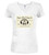 White image for Business Card Juniors V-Neck T-Shirt