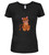 Black image for Cat Juniors V-Neck T-Shirt