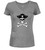 Heather grey image for Pirate Jolly Roger Juniors V-Neck T-Shirt