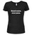 Black image for Good news, everyone Juniors V-Neck T-Shirt