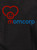 Closeup image for Momcorp Logo Juniors V-Neck T-Shirt