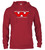 Cardinal red image for Corporate Logo Alt Hoodie