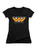 Image for Corporate Logo Juniors V-Neck T-Shirt on Black Image for Corporate Logo Juniors V-Neck T-Shirt on Black