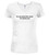 White image for It's not about the world,  it's about you! Juniors V-Neck T-Shirt