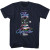Back to the Future T-Shirt - Navy Powered By Flux Capacitor