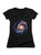 Image for Galactic Wanderlust Juniors V-Neck T-Shirt on Black