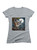 Image for Dragon-Cat Hybrid Juniors V-Neck T-Shirt on Heather grey