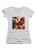 Image for Fiery Phoenix Juniors V-Neck T-Shirt on White