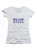 Image for Blue Steel Juniors V-Neck T-Shirt on White Image for Blue Steel Juniors V-Neck T-Shirt on White