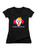 Image for Clowns Make Me Sick Juniors V-Neck T-Shirt on Black