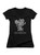 Image for Kittenado Juniors V-Neck T-Shirt on Black