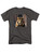 Image for Crowned Big Cat T-Shirt on Charcoal Image for Crowned Big Cat T-Shirt on Charcoal