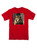 Image for Crowned Big Cat T-Shirt on Red Image for Crowned Big Cat T-Shirt on Red