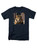 Image for Crowned Big Cat T-Shirt on Navy Image for Crowned Big Cat T-Shirt on Navy