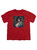 Image for Gun in the Hand Youth/Toddler T-Shirt on Red