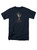 Image for Zombie Hand Reaching Out T-Shirt on Navy Image for Zombie Hand Reaching Out T-Shirt on Navy