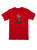 Image for Zombie Hand Reaching Out T-Shirt on Red Image for Zombie Hand Reaching Out T-Shirt on Red