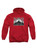Image for Zombie Horde Silhouette Hoodie on Red