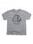 Image for The Dude Youth/Toddler T-Shirt on Grey