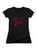 Image for Average Joe's Juniors V-Neck T-Shirt on Black