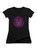 Image for Purple Cobras Juniors V-Neck T-Shirt on Black
