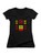 Image for K.I.T.T. Control Panel Juniors V-Neck T-Shirt on Black