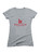 Image for Wallace Corporation Juniors V-Neck T-Shirt on Heather grey