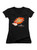 Black image for The Pork Chop Express Juniors V-Neck T-Shirt
