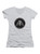 White Ministry of Information Circle Juniors V-Neck T-Shirt