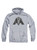 Grey Ministry of Information Logo Hoodie