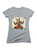 Heather grey Cruel Jest Juniors V-Neck T-Shirt