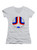 White Star League Logo Juniors V-Neck T-Shirt