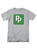 Grey Pied Piper PP Logo T-Shirt