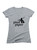Heather grey Pied Piper Juniors V-Neck T-Shirt