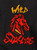 Close up Wyld Stallyns Horse Logo Juniors V-Neck T-Shirt