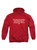 Red Please don’t ask any follow up questions Hoodie