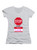 White Stop in the Name of Love Juniors V-Neck T-Shirt