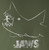 Image Closeup for Jaws T-Shirt - Chalkboard