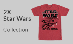 2X Shirts from Star Wars