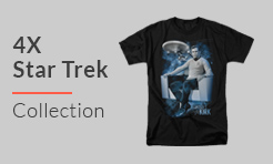 4X Star Trek T-Shirts