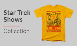 Star Trek Shows t-shirts