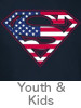 Thumbnail Image for Superman Alternative Logo Youth and Kids T-Shirt category