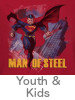 Thumbnail Image for the Superman Youth and Kids T-Shirt category