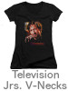 Television Girls V-Neck T-Shirts