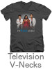 TV V-Neck t-shirts